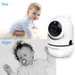Hellobaby Video Baby Monitor With Remote Camera Pan-Tilt-Zoom, 3.2'' Color Lcd Screen, Infrared Night Vision, Temperature Displa