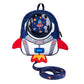 Jiepai Rocket Toddler Kids Backpack With Harness Leash For Boys Girls Age 1-3