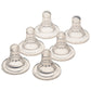 Gerber First Essential 6 Pack Silicone Nipples, Fast Flow