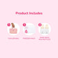Spectra - Cooler Bag Storage Kit For Breast Milk - Pink (Ice Pack And 2 Wide Neck Bottles)