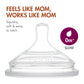 Boon Nursh Reusable Silicone Baby Bottles With Collapsible Silicone Pouch Design - Everyday Baby Essentials - Stage 1 Slow Flow