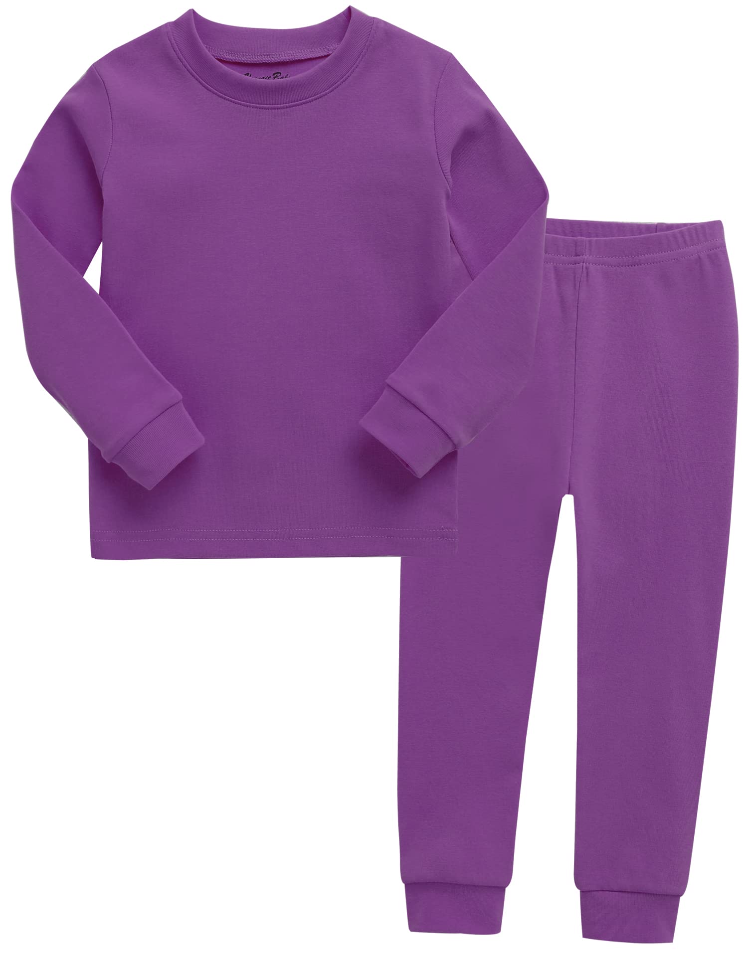 Vaenait Baby Kids Toddler Cotton Sleepwear Pajama Pjs 2Pcs Set Basic Purple Js – WBBAPB09K3N9L6F