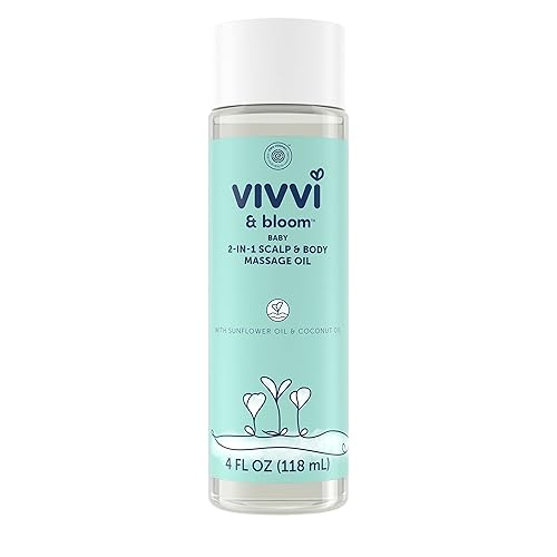 Vivvi & Bloom Gentle 2-In-1 Baby Scalp & Body Massage Oil, Fast Absorbing Formula Ideal To Moisturize, For Massage To Remove Dry