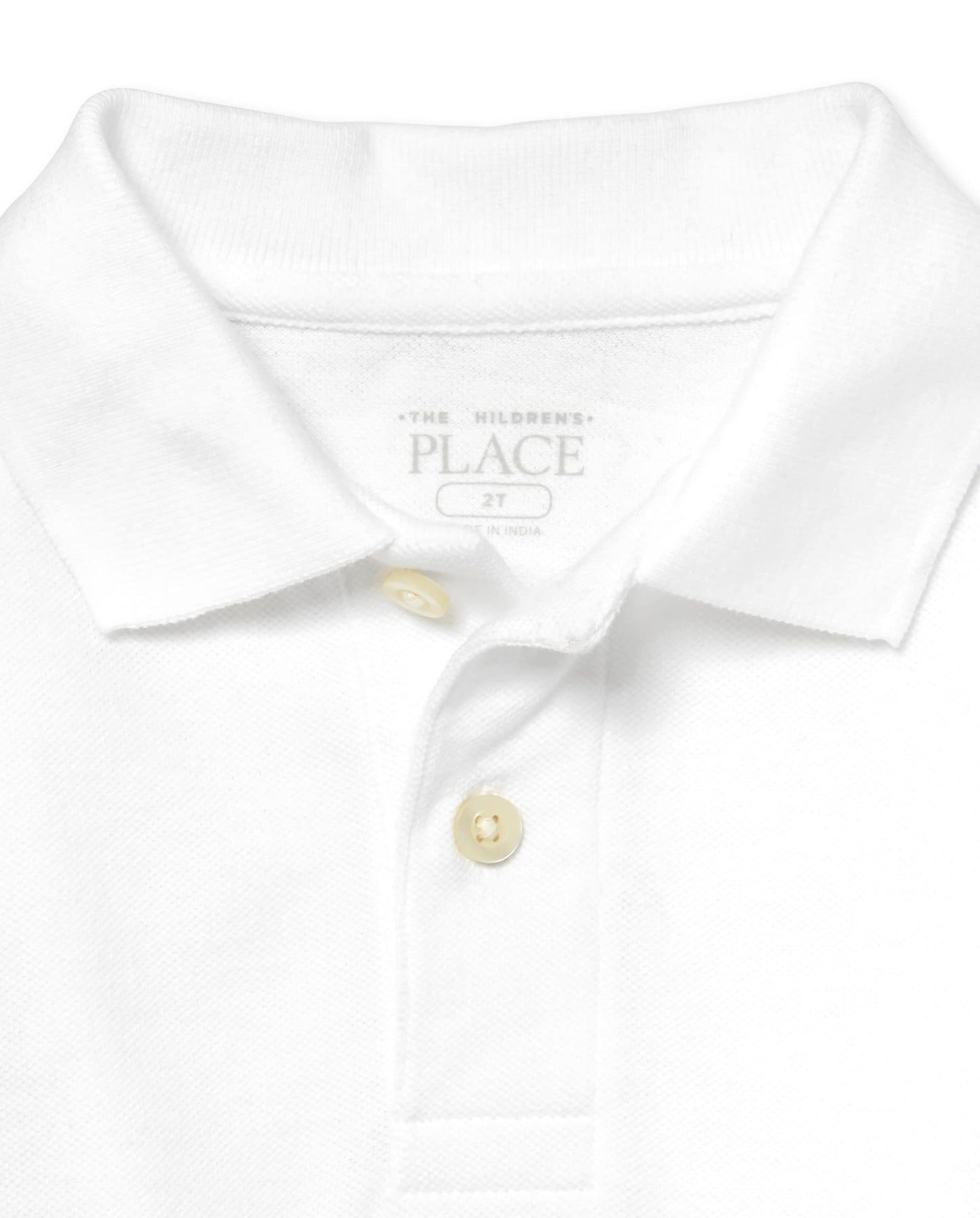 The Children'S Place Baby Boys And Toddler Boys Short Sleeve Pique Polo, Black/White, 5T