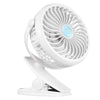 Tcjj Portable Clip On Fan,Rechargeable Stroller Fan With 3 Speeds And Rotatable Usb Battery Operated Clip Fan For Car Seat Crib