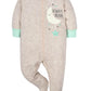 Gerber Unisex Baby 4 Pack Sleep 'N Play Footie Elephants 3-6 Months