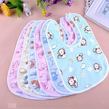 Babygo Waterproof Baby Bibs | SpillResistant Apron Feeding Bibs For 612 Months, Soft & Absorbent FastDry Cotton, Durable, Lig