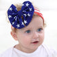 Patiky Baby Toddler Headband Stripe Stars Hair Band Accessories Headwear For 4Th Of July Ts05 (Bowknot)