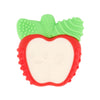 Infantino Lil Nibblers Vibrating Apple Teether -Sensory Exploration and Teething Relief with Soothing Vibrations and Textures, 