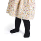 Epeius Baby Knee High Socks Seamless Toddler Girls Knee High Socks Tube Ruffled Stockings Cotton Long Socks 5-7 Years,3 Pack,Bla