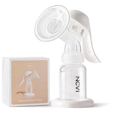 Ncvi Manual Breast Pump For Breastfeeding Small Nipple, 20Mm Silicone Soft Flange Single Hand Held Pump Breast Milk 4Oz, Bpa-Fre