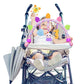 Caterbee Travel Arch Bassinet Toys For Baby Hanging On Stroller, Crib & Pram. Activity Toy Bar For Baby Bouncer(Purle)