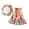 Hopscotch Baby Girls Floral Print Sleeveless Multicolor Casual Dresses For Ages (69 Months)
