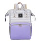 House Of Quirk Baby Diaper Bag Maternity Backpack (Purple/Stripe)