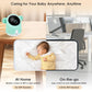 Baby Monitor With Camera And Audio, 1080P Baby Camera Monitor Wifi Smartphone App Control Night Vision 4.3Screen 2-Way Talk Temp