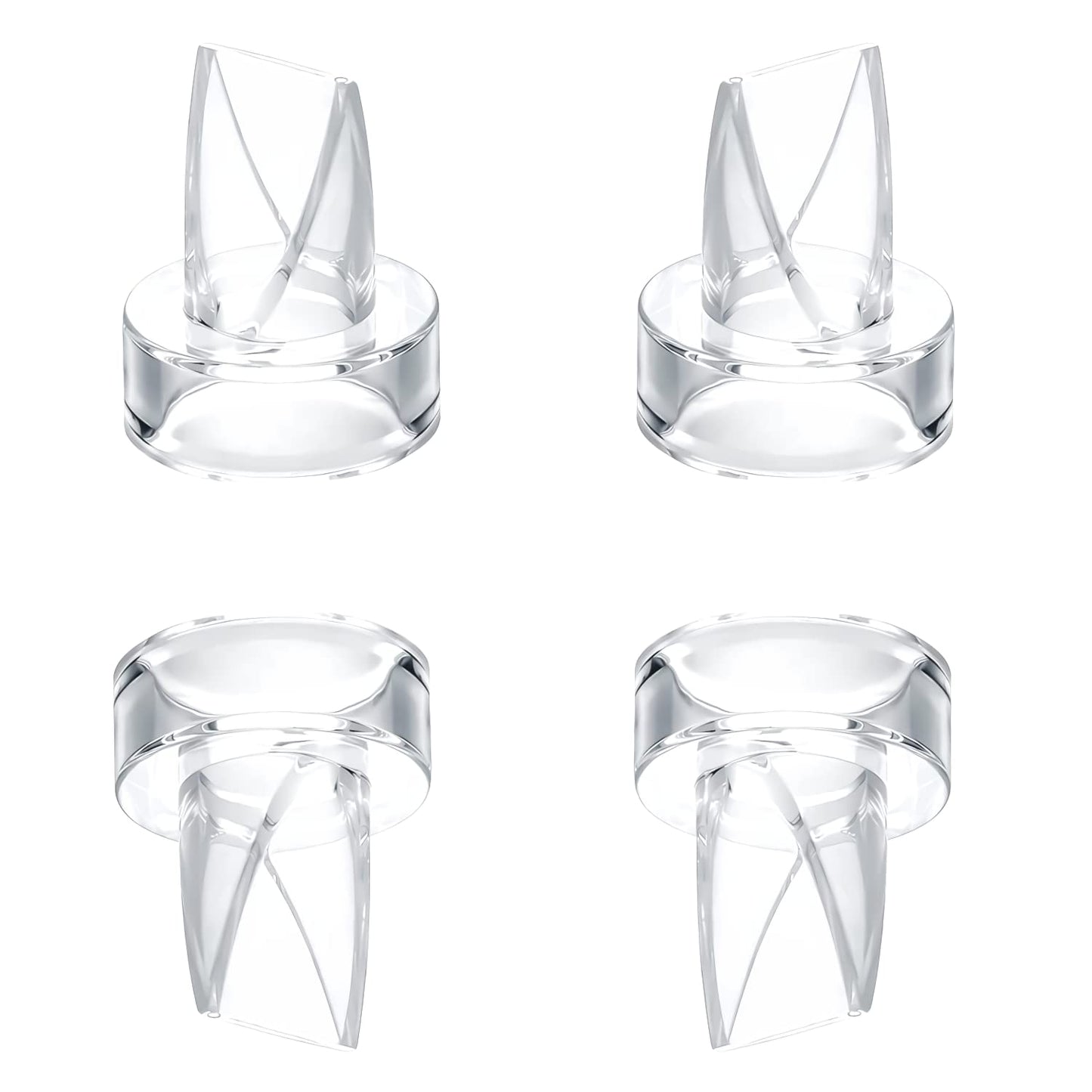 Duckbill Valve 4Pcs Compatible With S9/S10/S12, Wearable Breast Pump Parts Accessories Replace (4 Piece Set)