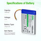 Ebl Replacement Battery For Infant Optics Dxr-8 Video Baby Monitors, 1800Mah High Capacity 3.7V Lithium Ion Sp 803048 Rechargeab