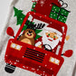 Kikizye Christmas Reindeer Santa Claus Car Gift Baby Boys Long Sleeve Pajamas 100% Cotton Holiday Grey Sleepwears Infant Size 18