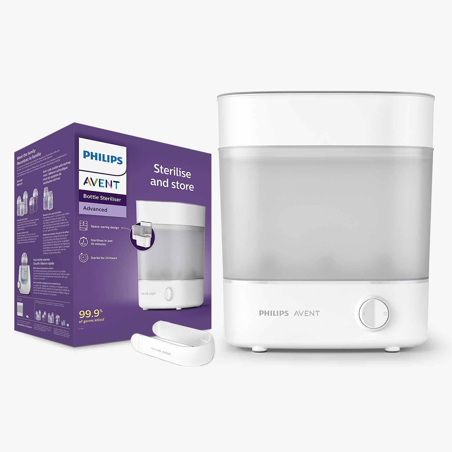 Philips Avent Sterilizer I 2X* Better Germ Protection Vs Boiling | Babies Fall Ill Less In Philips Avent Sterliser Homes* | Kill