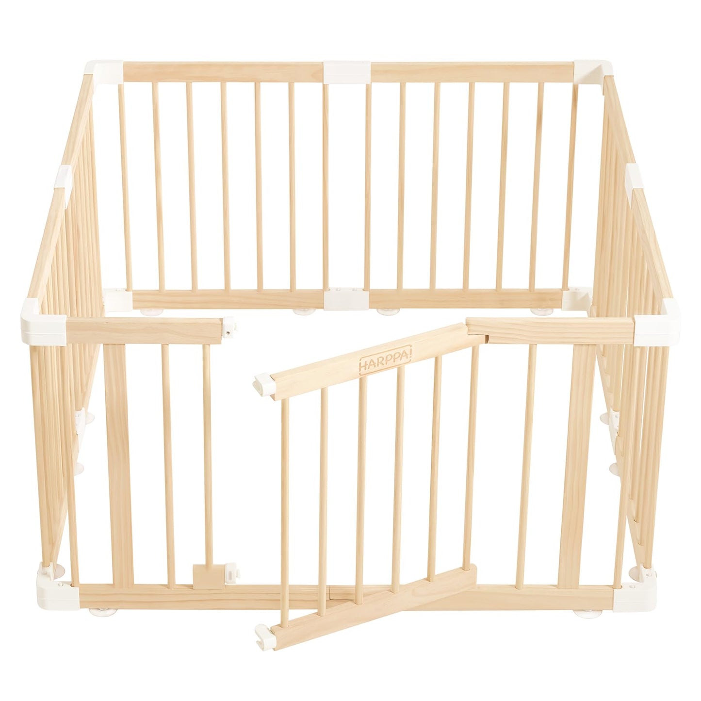 Harppa Baby Gate Playpen Baby Fence For Babies And Toddlers Play Yards For Play Area (45.66X45.66X24 Inches)