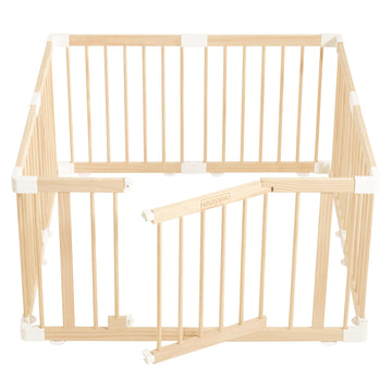 Harppa Baby Gate Playpen Baby Fence For Babies And Toddlers Play Yards For Play Area (45.66X45.66X24 Inches)