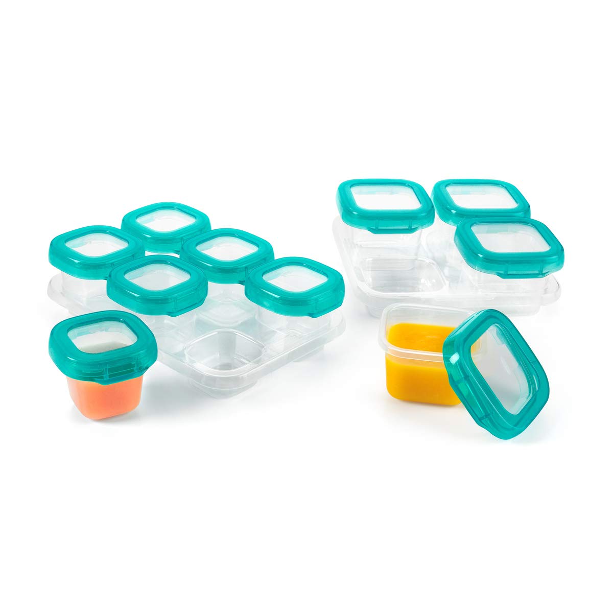 Oxo Tot 12-Piece Baby Blocks Set, Teal
