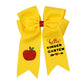 Girl School Hair Bow Back to School Yellow Bow Hair Clip Hairpin Schools Hairs Accessories for Women Teacher TSFJ55 (Letter Yell