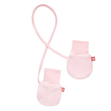 Zutano Fleece Mittens For Babies, Infants, And Newborns, Thumbless Outdoor Winter Baby Gloves, Baby Pink