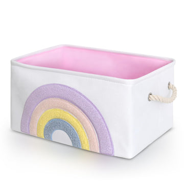 Inough Storage Basket Baby Toy Basket, Baby Gift Baskets Empty Toys Storage Organizer Storage Bins Girls Storage Baskets With Dr