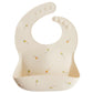Mushie Silicone Baby Bib | Adjustable Fit Waterproof Bibs (Kites)
