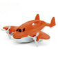 Green Toys Fire Plane - Pretend Play, Motor Skills, Kids Bath Toy Vehicle. No BPA, phthalates, PVC. Dishwasher Safe, Recycled Pl
