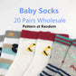 Wafunne Baby Boys Socks Wholesale 20 Pairs Baby Socks Cotton Boy 1-3 T
