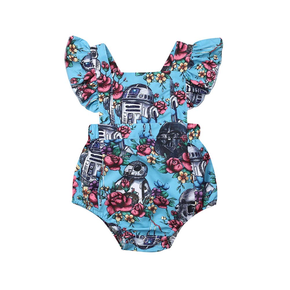 Axupico Baby Girl Romper Clothes Newborn One Piece Romper Floral Sleev – Cutebab WBBAPB07TP2WCPK