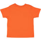 Rabbit Skins Infant 100% Cotton Jersey Short Sleeve Tee, Orange, 18 Months