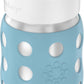 Lifefactory 8-Ounce Stainless-Steel Vacuum-Insulated Wide-Neck Baby Bottle With Flat Cap, Denim (Ls2231Wde4)