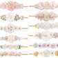 Toptim Baby Floral with Nylon Headbands for Newborn Girls Shower Photo (C-12 Pack)