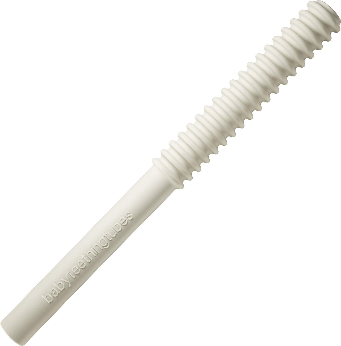 Baby Teething Tubes - Made in The USA Baby Teething Toys - Soft & Durable Infant Toys and Toddler Silicone Teether - 7 Inches, I