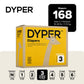 Dyper Baby Diapers Size 3 | Honest Ingredients | Cloth Alternative | Day & Overnight | Made With Plant-Based* Materials | Hypoal