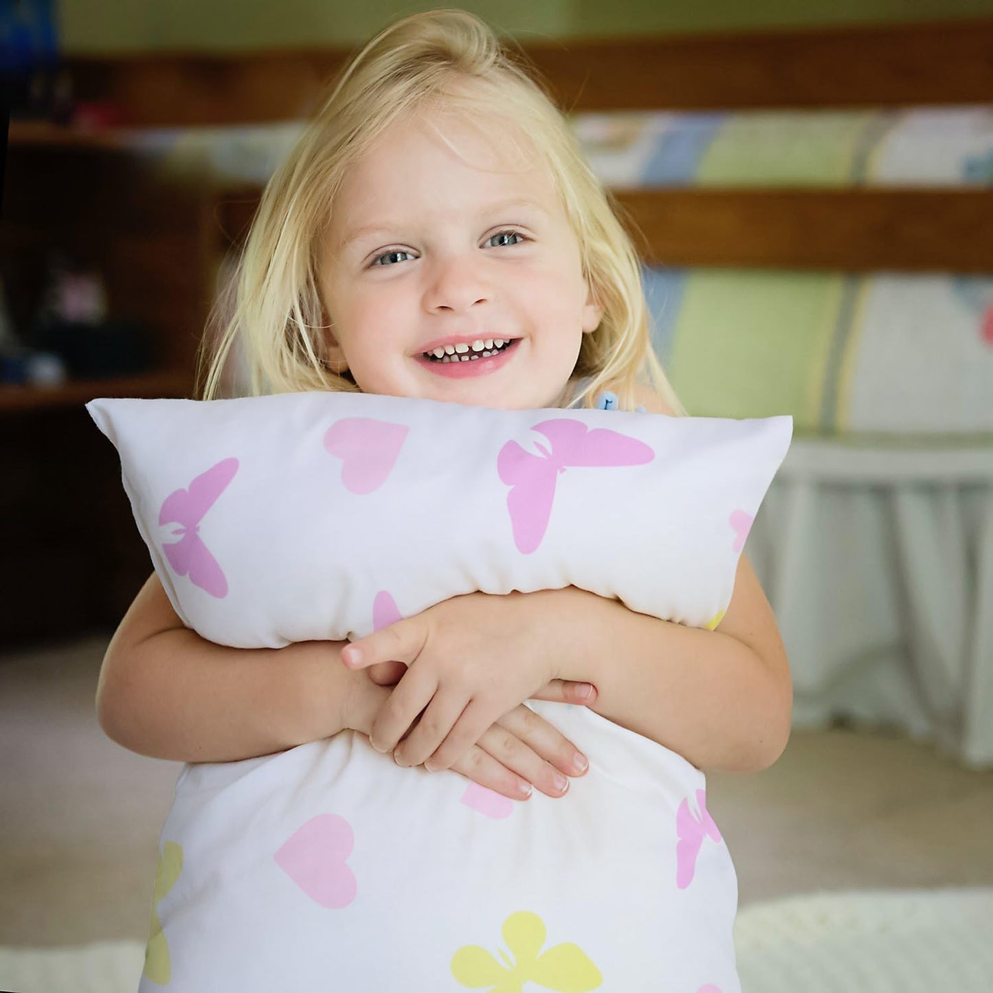 Uomny Toddler Pillowcases For Girls 13X18 12X16 14X19 Butterfly Baby Pillow Case 2 Pack Small Pillow Covers For Travel Pillow Pu