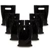 Tosparty 40Pcs Black Plastic Gift Bags Candy Bags Die Cut Plastic Bags Are Sturdy And Durable Party Assorted Plastic Bag Gift Ba