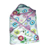 Swaddle Baby Wrapper Baby Blanket with Cap Hooded for Babies (White, 36 Month)