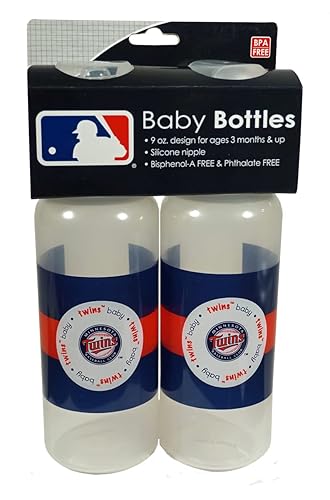 Baby Fanatic Minnesota Twins Baby Bottles (2 Pack)