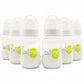 Avima Anti-Colic Baby Bottles - 4 oz, Slow Flow Nipples - BPA-Free, Standard Neck - Stage 1 for 0-3 Months - Set of 6