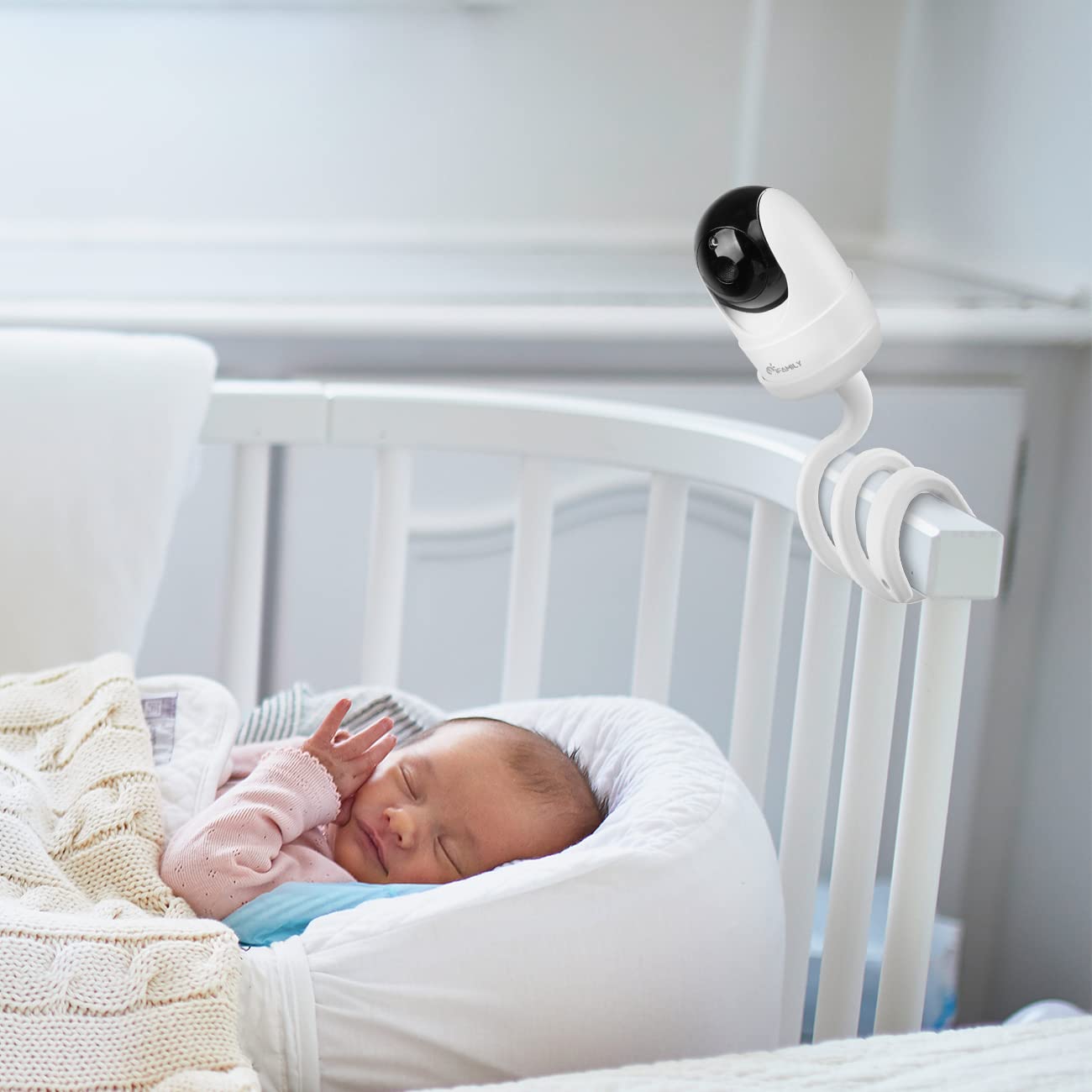 Aobelieve Flexible Baby Camera Twist Mount For Ifamily Sm650/Sm651, Kidsneed Sm935A/Sm935C, Hubook Sm652, And Anmeate Sm650 Vide