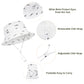 Durio Infant Sun Hat Baby Hats Summer Beach Upf 50+ Sun Protection Newborn Sun Hats Double Sides Cap For Baby Boy Bucket Hat D N