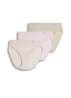 Jockey Womens Underwear Supersoft French Cut - 3 Pack, Pastel Pinwheelsandfrosty Pink, 10