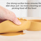 ROCCED Suction Plates for Baby, Silicone Plates with Suction for Baby Divided, Baby Spoon Fork Set for Toddler Baby Dishes Kids
