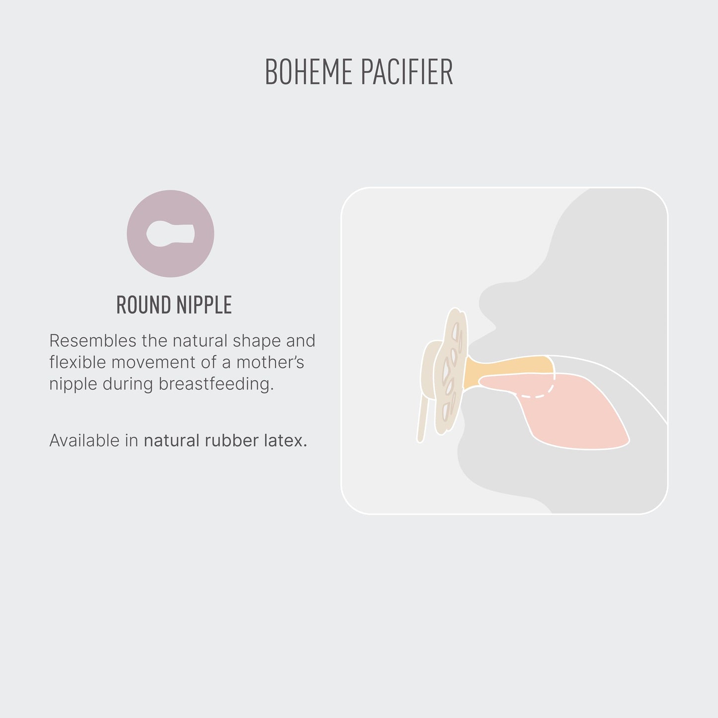 Bibs Pacifiers - Boheme Collection | Bpa-Free Baby Pacifier | Made In Denmark | Set Of 2 Dark Oak/Blush Color Premium Soothers |