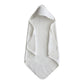 mushie Baby Hooded Towel | Organic Cotton (Pearl)