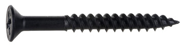 Hard-To-Find Fastener 014973291549 Twinfast Wood Screw, 8 X 1-12 , Black